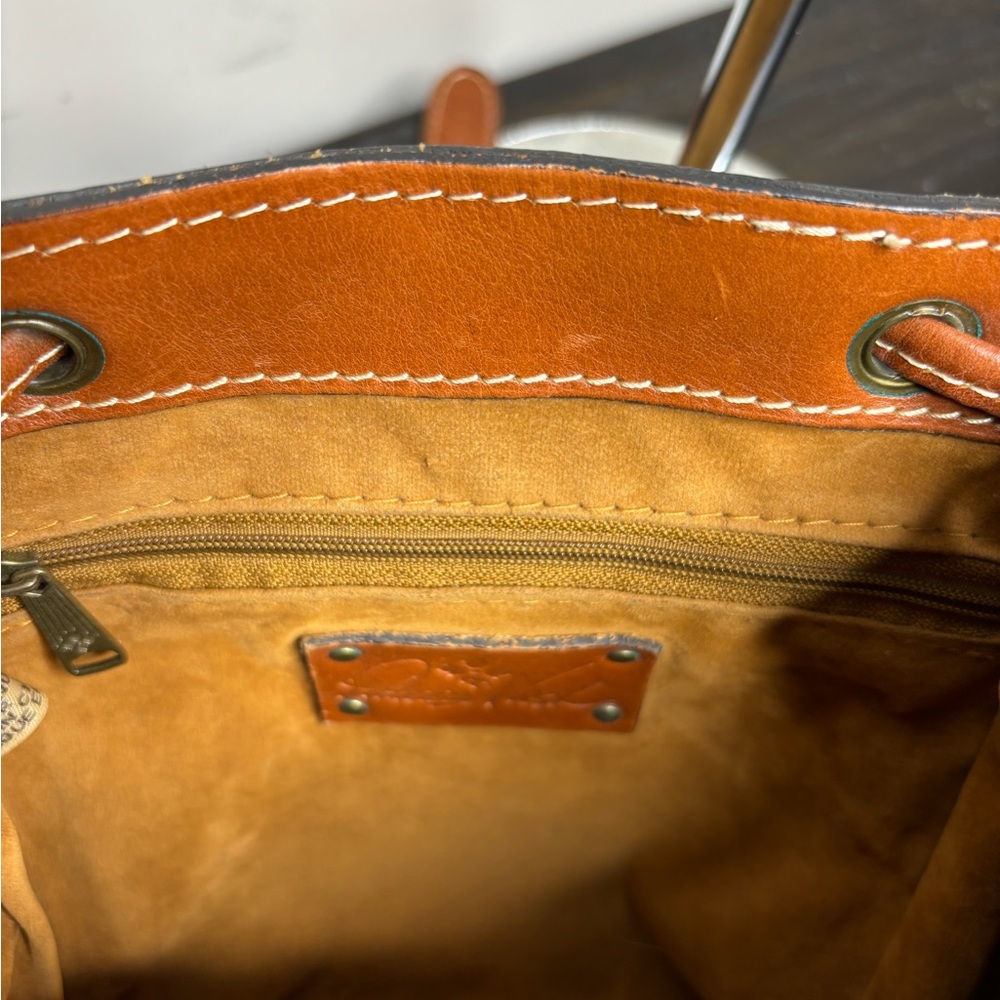 Patricia Nash backpack and wallet Brown Leather - Picture 5 of 9